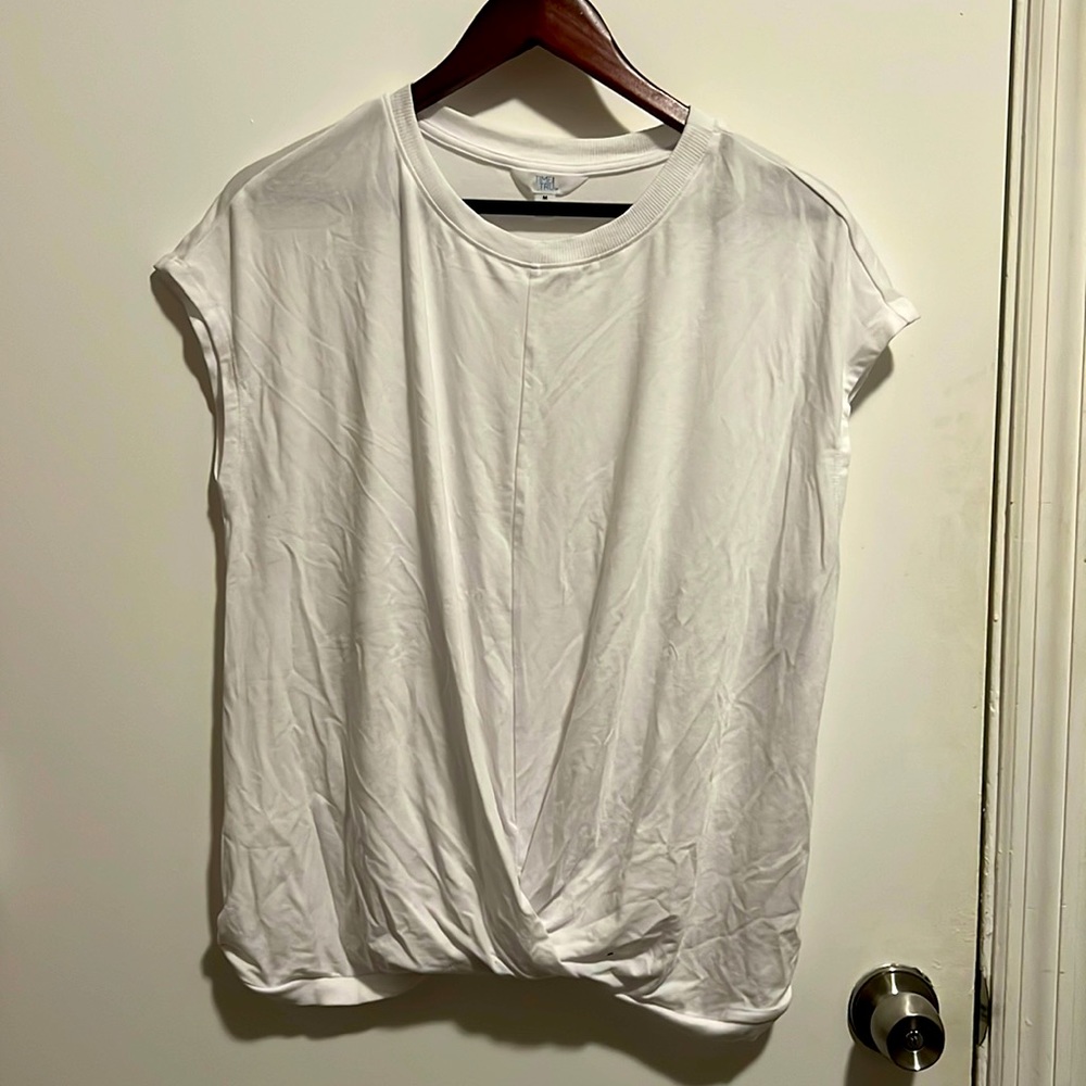Soft White Muscle Tee